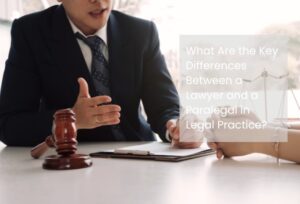 What Are the Key Differences Between a Lawyer and a Paralegal in Legal Practice?